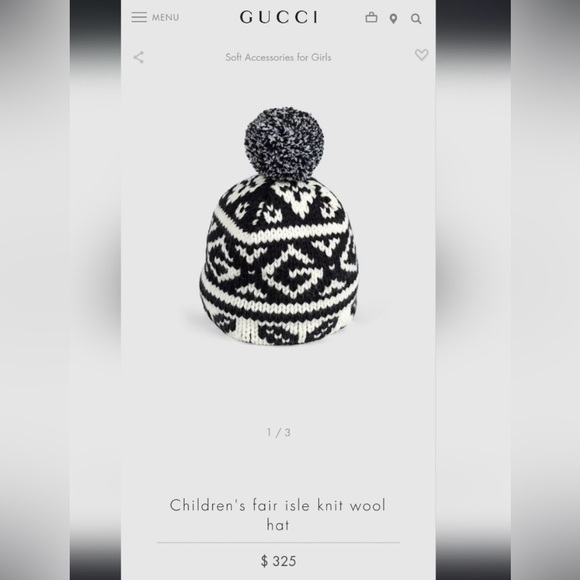 Authentic Gucci Winter Beanie Hat - Picture 5 of 5